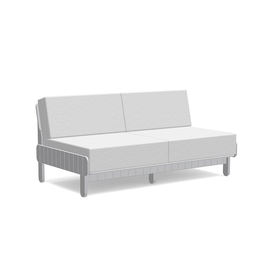 Sunnyside Loveseat Sofas Loll Designs Driftwood Cast Silver 