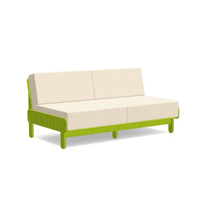 Sunnyside Loveseat Sofas Loll Designs Leaf Green Canvas Flax 