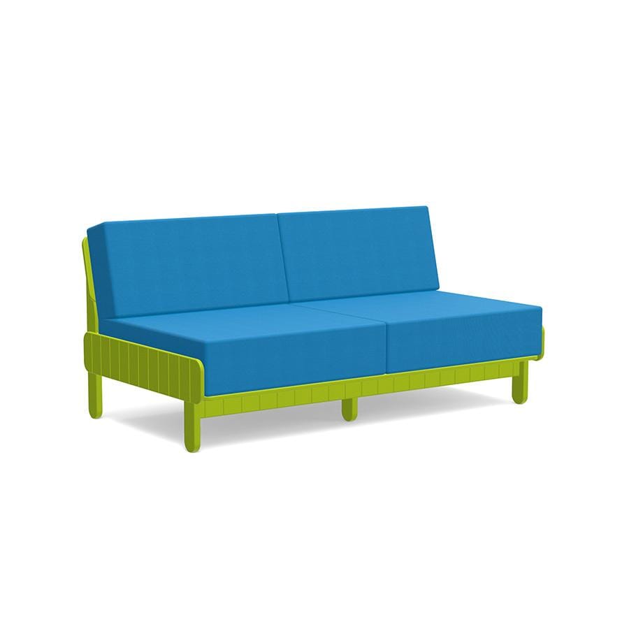 Sunnyside Loveseat Sofas Loll Designs Leaf Green Canvas Regatta 