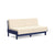 Sunnyside Loveseat Sofas Loll Designs Navy Blue Canvas Flax 