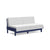 Sunnyside Loveseat Sofas Loll Designs Navy Blue Cast Silver 