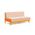 Sunnyside Loveseat Sofas Loll Designs Sunset Orange Cast Petal 