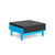 Sunnyside Ottoman Ottomans Loll Designs Sky Blue Cast Charcoal 