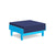 Sunnyside Ottoman Ottomans Loll Designs Sky Blue Canvas Navy 