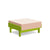 Sunnyside Ottoman Ottomans Loll Designs Leaf Green Cast Petal 