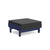 Sunnyside Ottoman Ottomans Loll Designs Navy Blue Cast Charcoal 