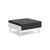 Sunnyside Ottoman Ottomans Loll Designs Cloud White Cast Charcoal 