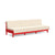 Sunnyside Sofa Sofas Loll Designs Apple Red Canvas Flax 