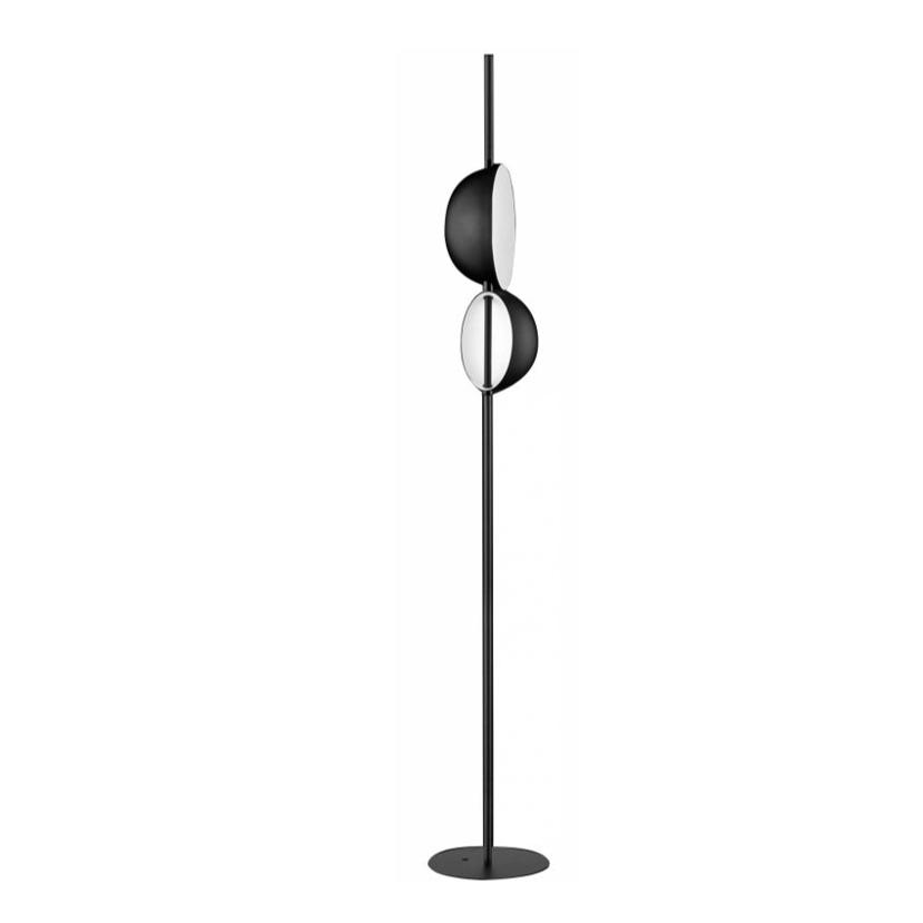 Superluna Floor Lamp Floor Lamps Oluce Matt Black 