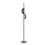 Superluna Floor Lamp Floor Lamps Oluce Matt Black 