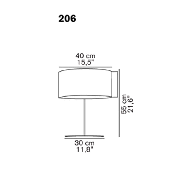 Switch Table Lamp 206 Table Lamps Oluce 