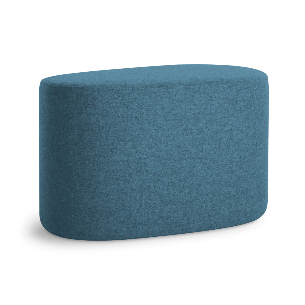 Swole Ottoman ottomans BluDot Medium Vesper Marine Blue 