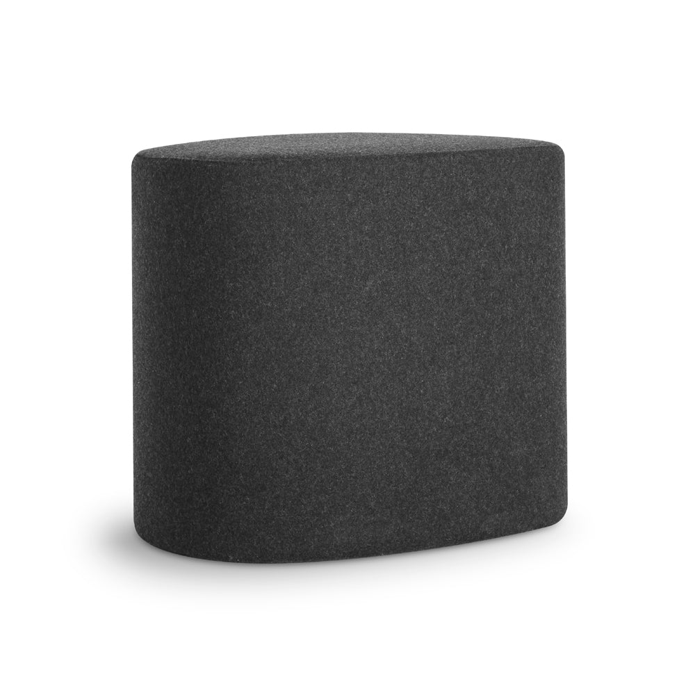 Swole Ottoman ottomans BluDot Small Vesper Charcoal 