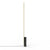 T.O Floor Lamp Floor Lamps Pablo Black Marquina Marble Brass 