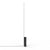 T.O Floor Lamp Floor Lamps Pablo Black Marquina Marble Chrome 