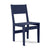 T81 Dining Chair Dining Chair Loll Designs Navy Blue 