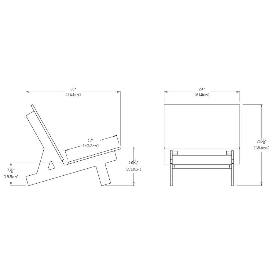 Taavi Chair Lounge Chair Loll Designs 