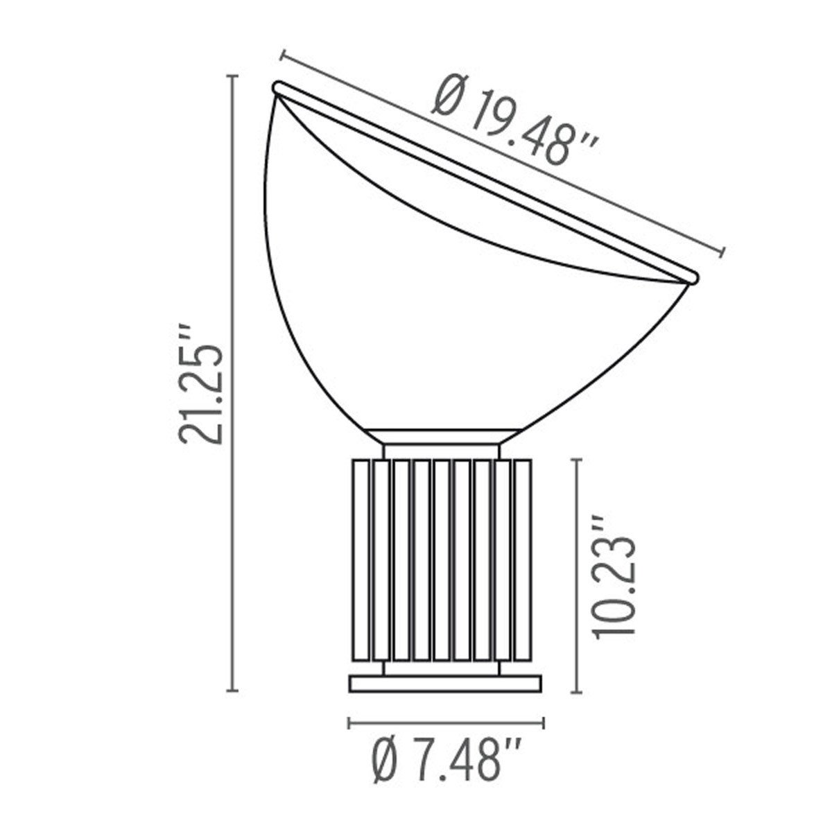 Taccia Table Lamp Table Lamps Flos 