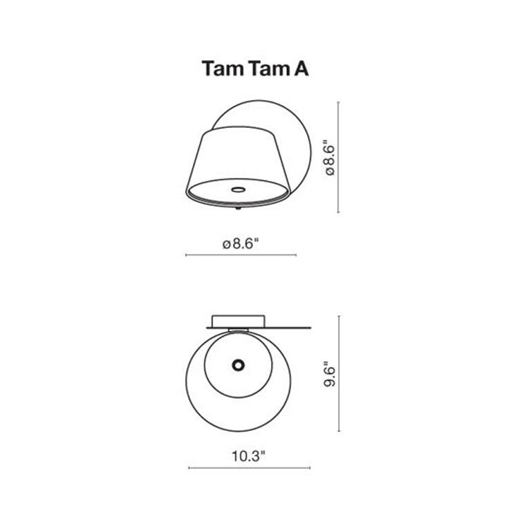 Tam Tam A Wall Light Wall Lights Marset 