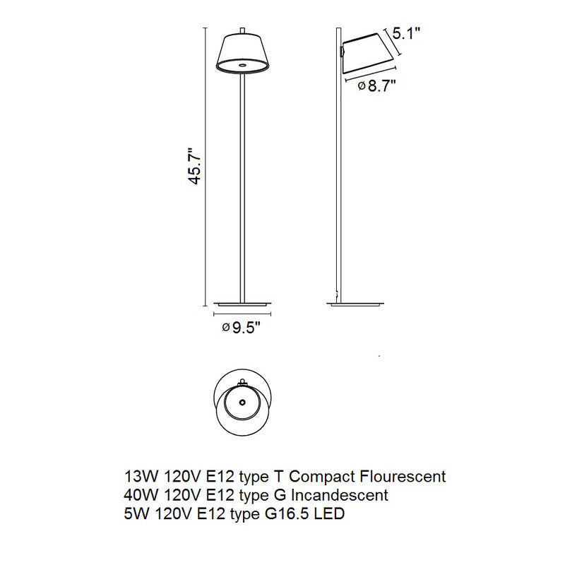 Tam Tam Floor Lamp Floor Lamps Marset 