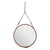 Adnet Circulaire Mirror mirror Gubi Large Tan Leather 