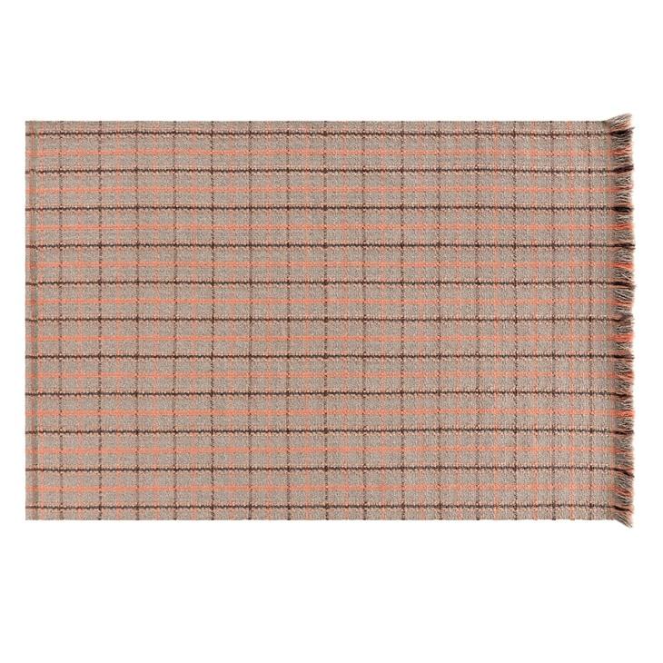 Garden Layers Outdoor Rug Terracotta Rug Gan Tartan terracotta 5’11" x 7’11" 