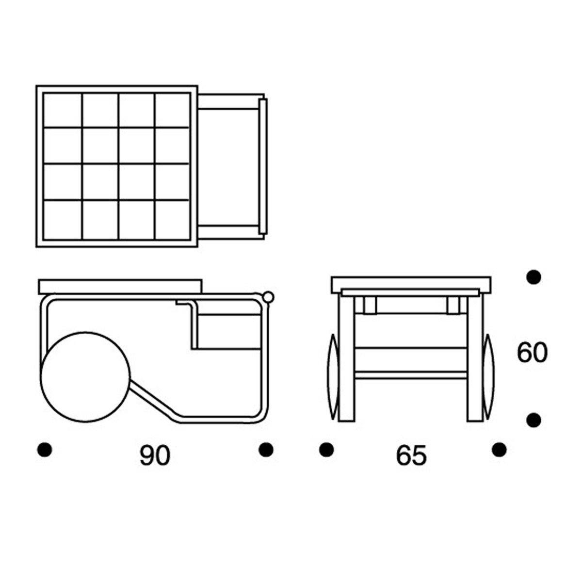 Tea Trolley 900 Carts / Trolleys Artek 