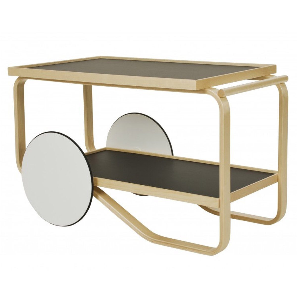 Tea Trolley 901 Carts / Trolleys Artek Black Linoleum 