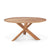 Teak Circle Outdoor Dining Table Dining Tables Ethnicraft 64" 