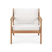 Teak Jack outdoor Lounge Chair Outdoors Ethnicraft Off white 