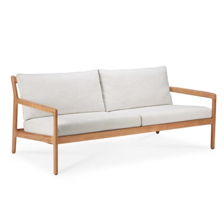 Teak Jack Outdoor Sofa Sofa Ethnicraft 2 Seater Off white 