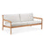 Teak Jack Outdoor Sofa Sofa Ethnicraft 2 Seater Off white 