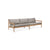 Teak Jack Outdoor Sofa Sofa Ethnicraft 3 seater Mocha 