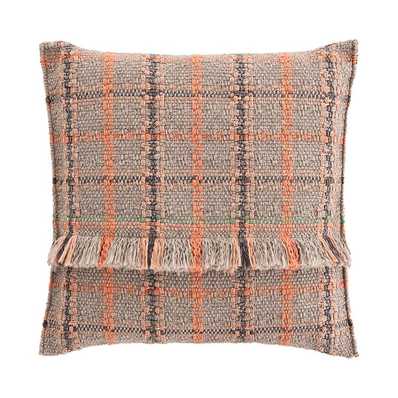 Garden Layers Big Outdoor Pillows Pillows Gan Tartan terracotta 