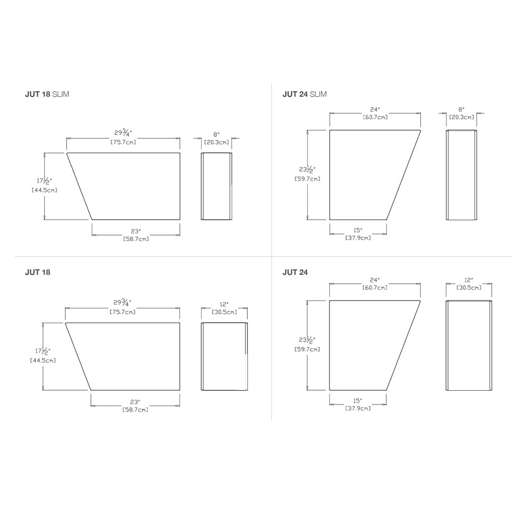 Tessellate Jut Planter planter Loll Designs 