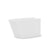 Tessellate Jut Planter planter Loll Designs Cloud White Jut 18 