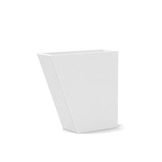 Tessellate Jut Planter planter Loll Designs Cloud White Jut 24 Slim 