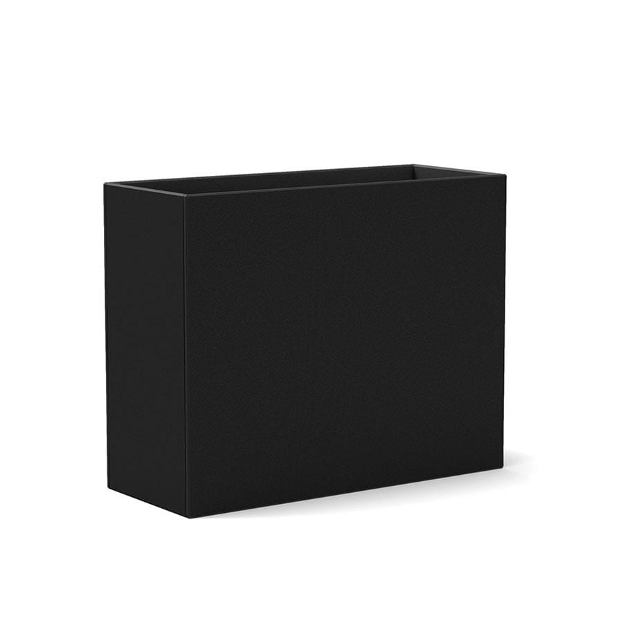 Tessellate Rectangle Planter planter Loll Designs Black Rectangle 24 