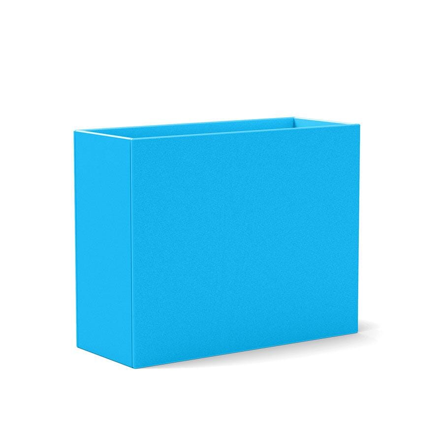 Tessellate Rectangle Planter planter Loll Designs Sky Blue Rectangle 24 