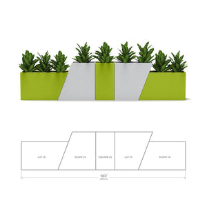 Tessellate Slope Planter planter Loll Designs 