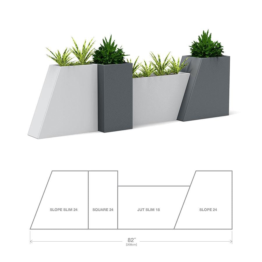 Tessellate Slope Planter planter Loll Designs 