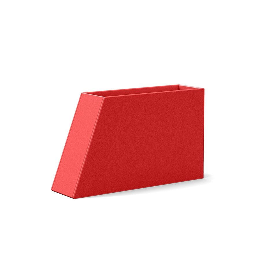 Tessellate Slope Planter planter Loll Designs Apple Red Slope 18 Slim 