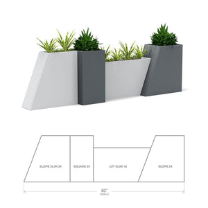 Tessellate Square Planter planter Loll Designs 