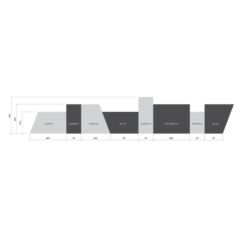 Tessellate Square Planter planter Loll Designs 