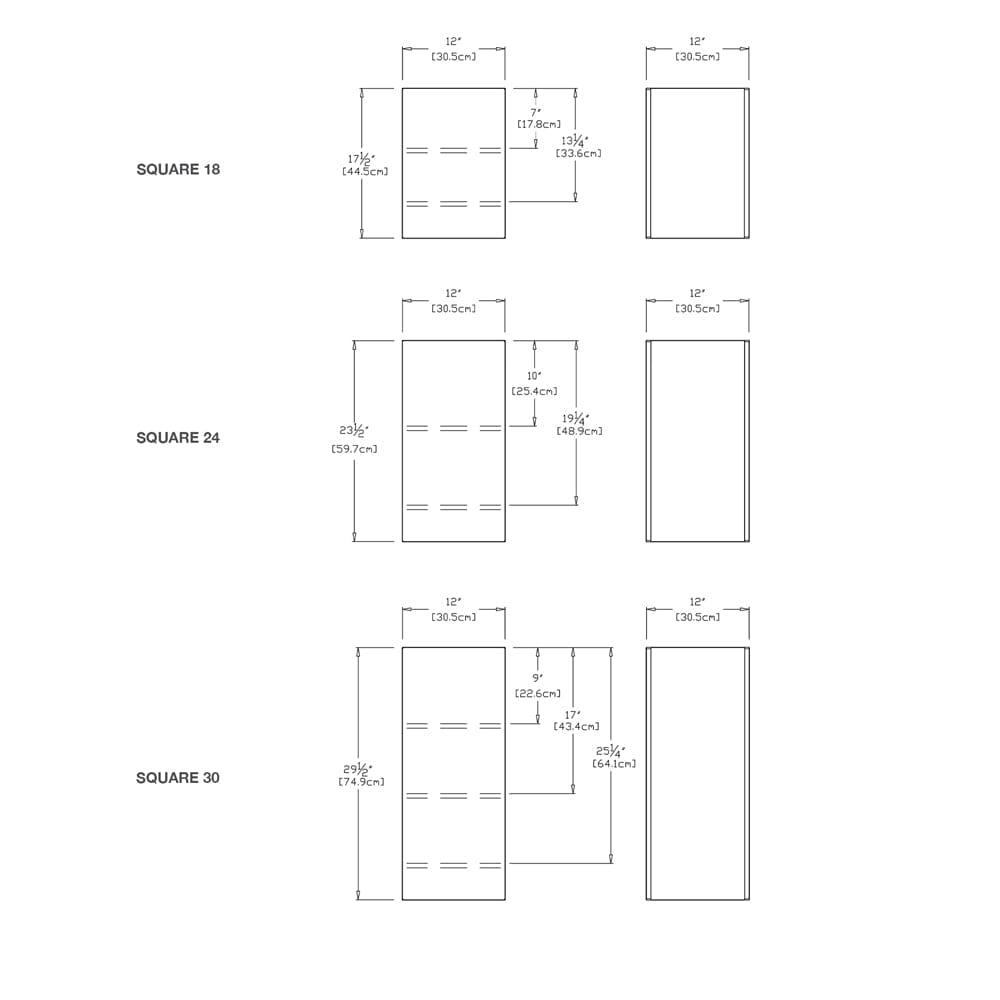 Tessellate Square Planter planter Loll Designs 