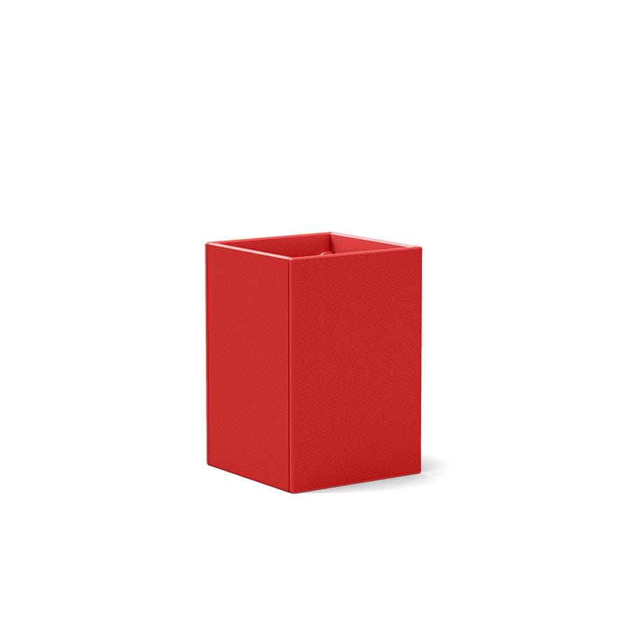 Tessellate Square Planter planter Loll Designs Apple Red Square 18 