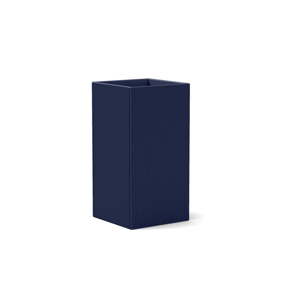 Tessellate Square Planter planter Loll Designs Navy Blue Square 24 