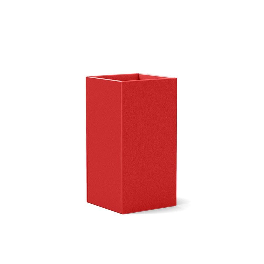 Tessellate Square Planter planter Loll Designs Apple Red Square 24 