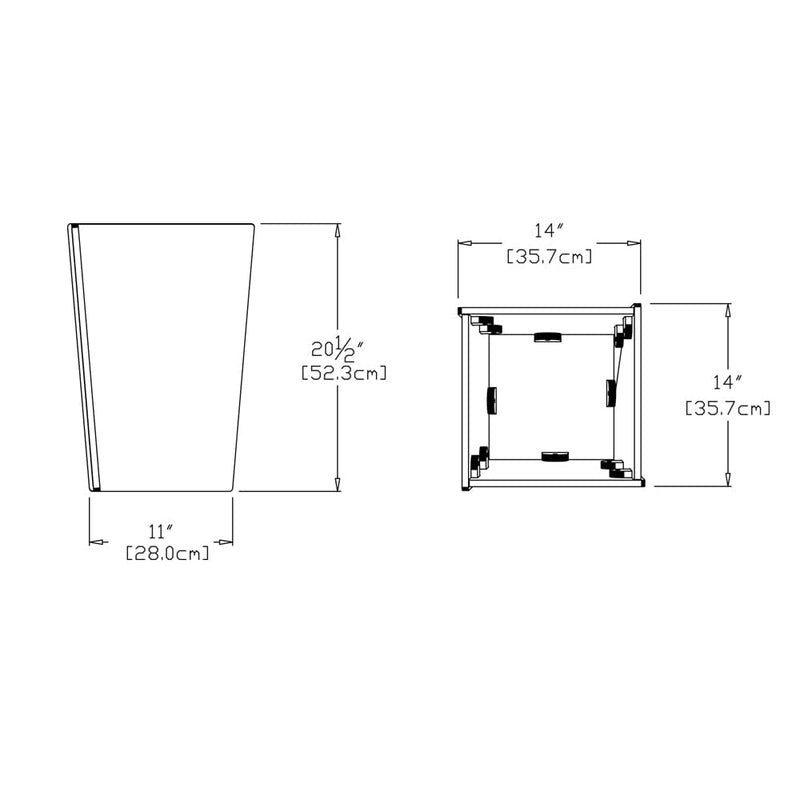 Tetra Tall Planter planter Loll Designs 