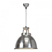 Titan Size 1 Pendant Light suspension lamps Original BTC Natural Aluminum with Etched Diffusor 